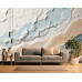 Layered Stone Pastel Texture Wall Mural Layered Stone Pastel Texture Wall Mural