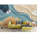 Turquoise Earth Layers Abstract Wall Mural Turquoise Earth Layers Abstract Wall Mural