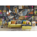 Berlin Style Industrial Geometric Wall Mural Berlin Style Industrial Geometric Wall Mural