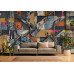 Berlin Style Industrial Geometric Wall Mural Berlin Style Industrial Geometric Wall Mural