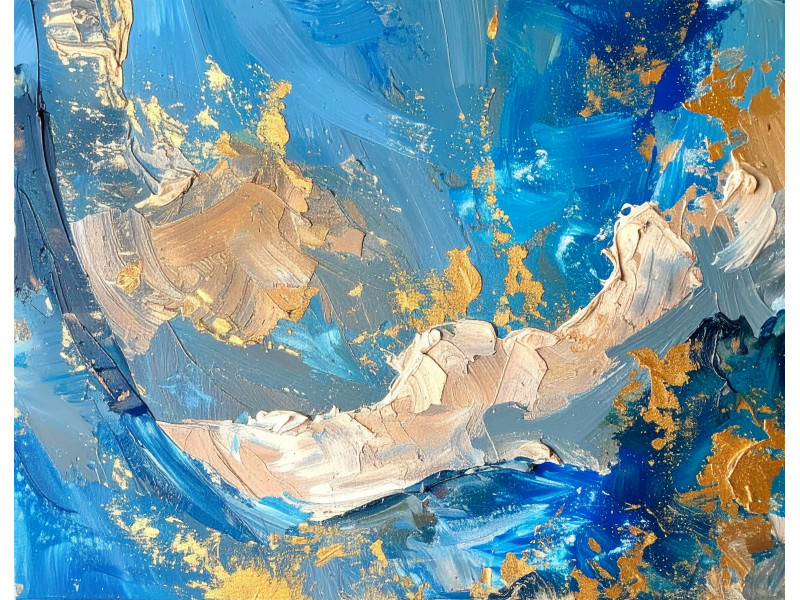 Deep Blue Gold Luxury Texture Wall Mural Deep Blue Gold Luxury Texture Wall Mural