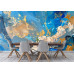 Deep Blue Gold Luxury Texture Wall Mural Deep Blue Gold Luxury Texture Wall Mural