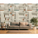 Modern Beige Geometric Abstract Wall Mural