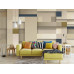 Minimalist Beige Architectural Pattern Mural