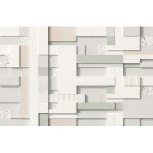 Light Neutral 3D Panel Texture Wall Mural Light Neutral 3D Panel Texture Wall Mural