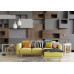 Dark Wood Concrete 3D Cube Wall Mural Dark Wood Concrete 3D Cube Wall Mural