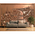 Bronze Paris Cityscape Relief Wall Mural