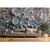Colorful Botanical Garden Relief Wall Mural Colorful Botanical Garden Relief Wall Mural