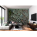 Green Botanical Nature Relief Wall Mural Green Botanical Nature Relief Wall Mural
