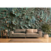 Green Botanical Nature Relief Wall Mural Green Botanical Nature Relief Wall Mural