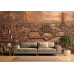 Vintage Paris Embossed Map Wall Mural Vintage Paris Embossed Map Wall Mural