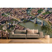 London Landmark Aerial City Map Wall Mural