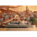 Paris Eiffel Tower Artistic Relief Landscape Wall Mural Paris Eiffel Tower Artistic Relief Landscape Wall Mural