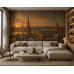 Stockholm Old Town Sunset Cityscape Wall Mural Stockholm Old Town Sunset Cityscape Wall Mural