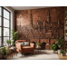 Riga Old Town Cathedral Relief Cityscape Wall Mural Riga Old Town Cathedral Relief Cityscape Wall Mural