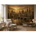 Prague Golden Sunset Old Town Bridge Wall Mural Prague Golden Sunset Old Town Bridge Wall Mural