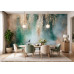 Emerald Mist Forest - Modern Wall Mural Inspired by Petitto Art