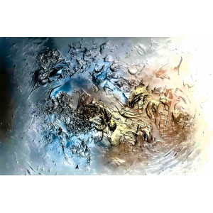 Celestial Drift Abstract - Modern Wall Mural Inspired by Petitto Art Celestial Drift Abstract - Modern Wall Mural Inspired by Petitto Art - Original Abstract Mural by Anete Purina-Purite | Wall4Soul