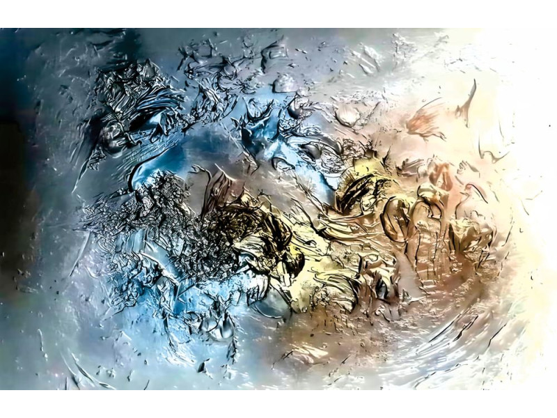 Celestial Drift Abstract - Modern Wall Mural Inspired by Petitto Art