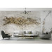 Golden Veins of Earth - Modern Wall Mural by-Anete-Purina-Purite Golden Veins of Earth - Modern Wall Mural by-Anete-Purina-Purite