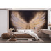Golden Wings Abstract - Modern Wall Mural Inspired by Petitto Art Golden Wings Abstract - Modern Wall Mural Inspired by Petitto Art