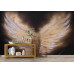 Golden Wings Abstract - Modern Wall Mural Inspired by Petitto Art Golden Wings Abstract - Modern Wall Mural Inspired by Petitto Art