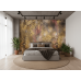 Golden Nebula Abstract Mural - Modern Wall Mural Inspired by Petitto Art Golden Nebula Abstract Mural - Modern Wall Mural Inspired by Petitto Art