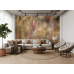 Golden Nebula Abstract Mural - Modern Wall Mural Inspired by Petitto Art Golden Nebula Abstract Mural - Modern Wall Mural Inspired by Petitto Art