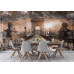Bridge in Budapest Grunge Style - Classic Wall Mural for Modern Interiors Bridge in Budapest Grunge Style - Classic Wall Mural for Modern Interiors