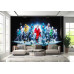 Hockey on Ice Collage - Classic Wall Mural for Modern Interiors Hockey on Ice Collage - Classic Wall Mural for Modern Interiors
