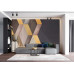 Modern 3D Background in Sepia - Classic Wall Mural for Modern Interiors Modern 3D Background in Sepia - Classic Wall Mural for Modern Interiors