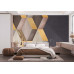 Modern 3D Background in Sepia - Classic Wall Mural for Modern Interiors Modern 3D Background in Sepia - Classic Wall Mural for Modern Interiors