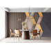 Modern 3D Background in Sepia - Classic Wall Mural for Modern Interiors Modern 3D Background in Sepia - Classic Wall Mural for Modern Interiors