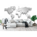 3D World Map - Classic Wall Mural for Modern Interiors