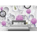 3D Dandelion & Tree Silhouettes - Classic Wall Mural for Modern Interiors