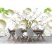 3D Chinese Style Trees & Circles - Classic Wall Mural for Modern Interiors 3D Chinese Style Trees & Circles - Classic Wall Mural for Modern Interiors