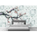 3D Ender Flower & Tree Branch - Classic Wall Mural for Modern Interiors 3D Ender Flower & Tree Branch - Classic Wall Mural for Modern Interiors