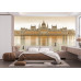 Budapest Parliament in Sepia - Classic Wall Mural for Modern Interiors Budapest Parliament in Sepia - Classic Wall Mural for Modern Interiors