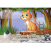 Cat in the Forest - Classic Wall Mural for Modern Interiors