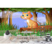 Cat in the Forest - Classic Wall Mural for Modern Interiors