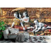 Thai Temple Stone Carving - Classic Wall Mural for Modern Interiors Thai Temple Stone Carving - Classic Wall Mural for Modern Interiors
