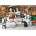Thai Temple Stone Carving - Classic Wall Mural for Modern Interiors Thai Temple Stone Carving - Classic Wall Mural for Modern Interiors