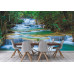 Deep Forest Waterfall - Classic Wall Mural for Modern Interiors Deep Forest Waterfall - Classic Wall Mural for Modern Interiors