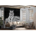White Tiger Portrait - Classic Wall Mural for Modern Interiors White Tiger Portrait - Classic Wall Mural for Modern Interiors