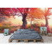Autumn Trees in Carpathians - Classic Wall Mural for Modern Interiors Autumn Trees in Carpathians - Classic Wall Mural for Modern Interiors