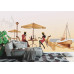 Street Cafe - Classic Wall Mural for Modern Interiors