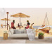Street Cafe - Classic Wall Mural for Modern Interiors