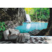 Erawan Cascade Waterfall - Classic Wall Mural for Modern Interiors Erawan Cascade Waterfall - Classic Wall Mural for Modern Interiors