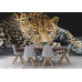 Close-Up Leopard Portrait - Classic Wall Mural for Modern Interiors Close-Up Leopard Portrait - Classic Wall Mural for Modern Interiors