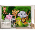 Cute Animals in African Jungle - Classic Wall Mural for Modern Interiors Cute Animals in African Jungle - Classic Wall Mural for Modern Interiors